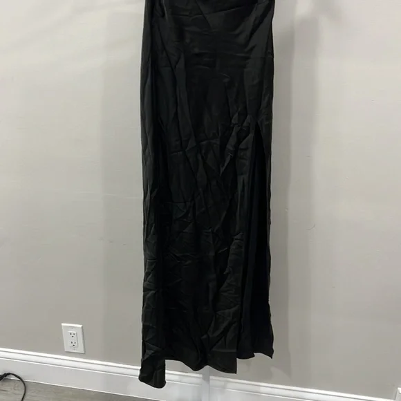 NICHOLAS Dierra Maxi Skirt With Slits in Black - Picture 4 of 10